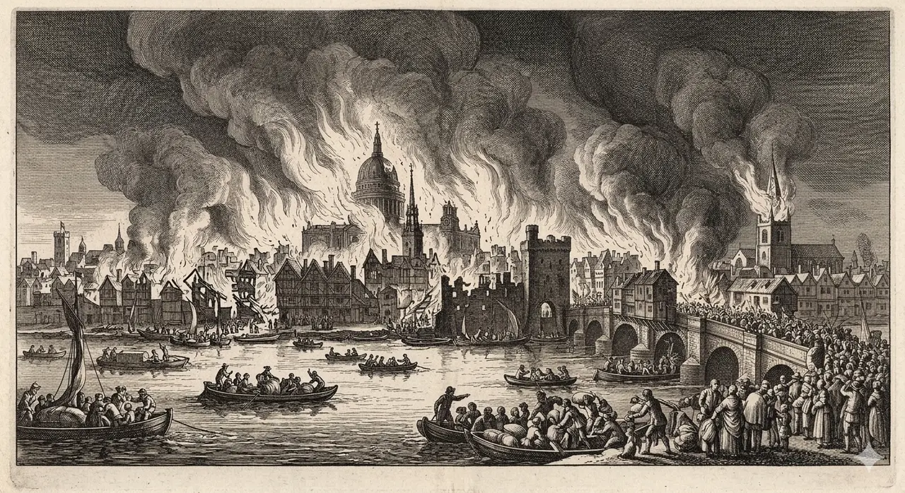 Büyük Londra Yangını, 1666